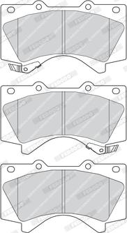 Ferodo FDB4229 - Brake Pad Set, disc brake autospares.lv