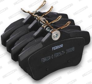 Ferodo FDB4224-D - Brake Pad Set, disc brake autospares.lv