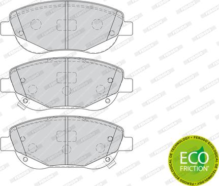 Ferodo FDB4276 - Brake Pad Set, disc brake autospares.lv