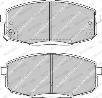 Ferodo FDB4792-D - Brake Pad Set, disc brake autospares.lv