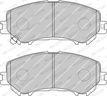 Ferodo FDB4755-D - Brake Pad Set, disc brake autospares.lv