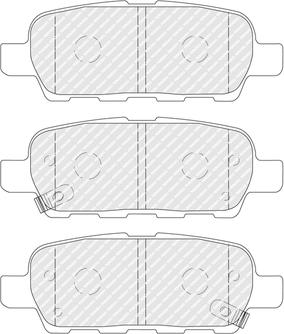 Ferodo FDB4756 - Brake Pad Set, disc brake autospares.lv