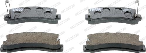 Ferodo FDB478 - Brake Pad Set, disc brake autospares.lv