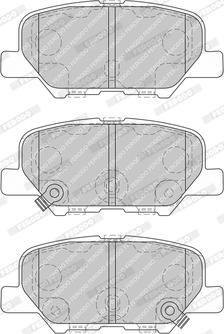 Ferodo FDB4739-D - Brake Pad Set, disc brake autospares.lv