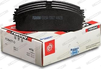 Ferodo FDB477-D - Brake Pad Set, disc brake autospares.lv