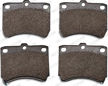 Ferodo FDB597 - Brake Pad Set, disc brake autospares.lv