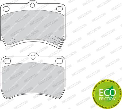 Ferodo FDB597 - Brake Pad Set, disc brake autospares.lv