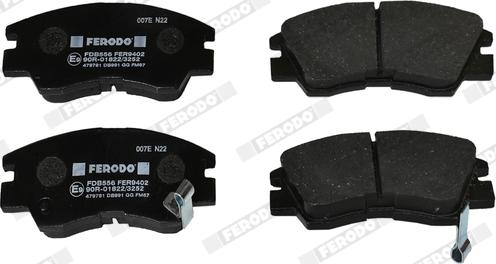 Ferodo FDB556 - Brake Pad Set, disc brake autospares.lv