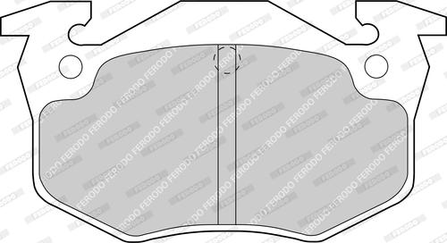 Ferodo FDB558D - Brake Pad Set, disc brake autospares.lv