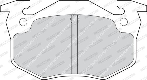 Ferodo FDB558D - Brake Pad Set, disc brake autospares.lv