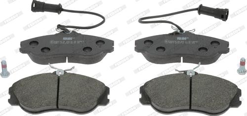 Ferodo FDB563 - Brake Pad Set, disc brake autospares.lv