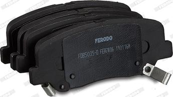 Ferodo FDB5035-D - Brake Pad Set, disc brake autospares.lv