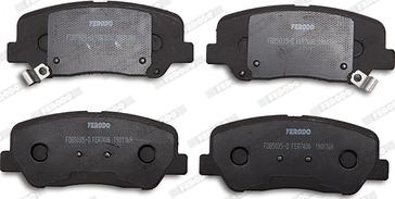 Ferodo FDB5035-D - Brake Pad Set, disc brake autospares.lv