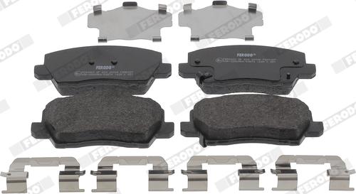 Ferodo FDB5037 - Brake Pad Set, disc brake autospares.lv