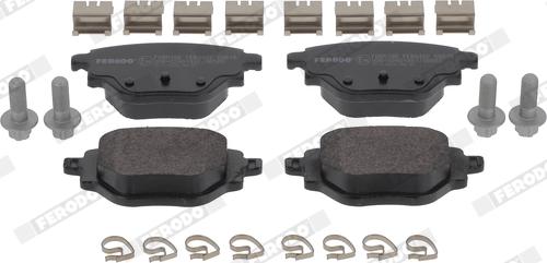 Ferodo FDB5196 - Brake Pad Set, disc brake autospares.lv