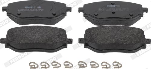 Ferodo FDB5192 - Brake Pad Set, disc brake autospares.lv