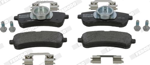 Ferodo FDB5108 - Brake Pad Set, disc brake autospares.lv