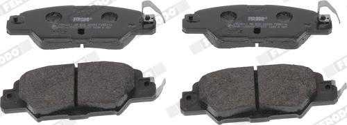 Ferodo FDB5116 - Brake Pad Set, disc brake autospares.lv