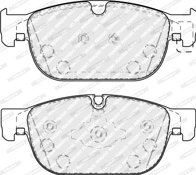 Ferodo FDB5117 - Brake Pad Set, disc brake autospares.lv