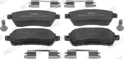 Ferodo FDB5181 - Brake Pad Set, disc brake autospares.lv