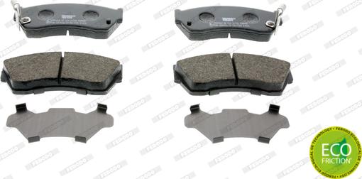 Ferodo FDB588 - Brake Pad Set, disc brake autospares.lv