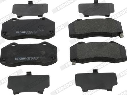 Ferodo FDB5382 - Brake Pad Set, disc brake autospares.lv