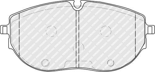 Ferodo FDB5338 - Brake Pad Set, disc brake autospares.lv