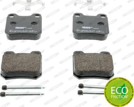 Ferodo FDB525 - Brake Pad Set, disc brake autospares.lv