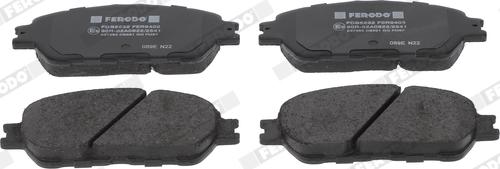 Ferodo FDB5232 - Brake Pad Set, disc brake autospares.lv