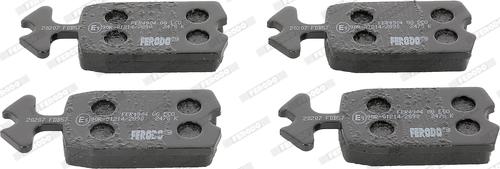 Ferodo FDB57B - Brake Pad Set, disc brake autospares.lv