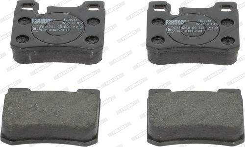 Ferodo FDB693 - Brake Pad Set, disc brake autospares.lv