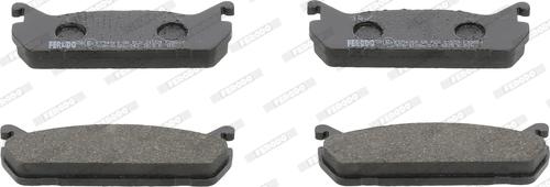 Ferodo FDB654 - Brake Pad Set, disc brake autospares.lv