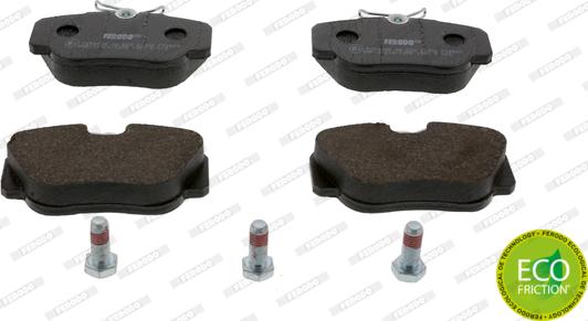 Ferodo FDB669 - Brake Pad Set, disc brake autospares.lv