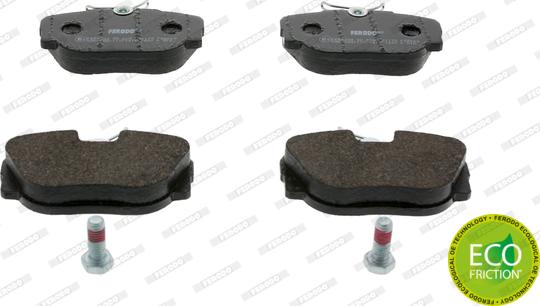 Ferodo FDB660 - Brake Pad Set, disc brake autospares.lv