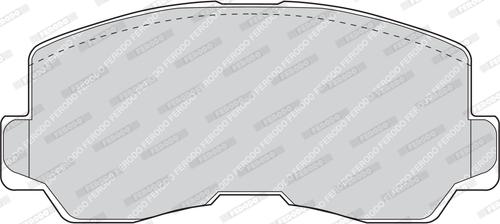 Ferodo FDB634 - Brake Pad Set, disc brake autospares.lv