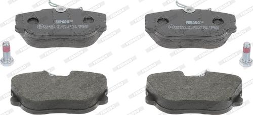 Ferodo FDB622 - Brake Pad Set, disc brake autospares.lv