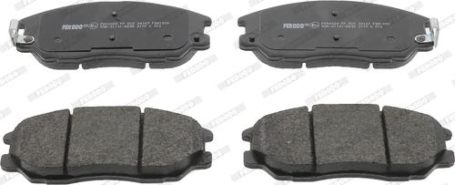 Ferodo FDB1999 - Brake Pad Set, disc brake autospares.lv