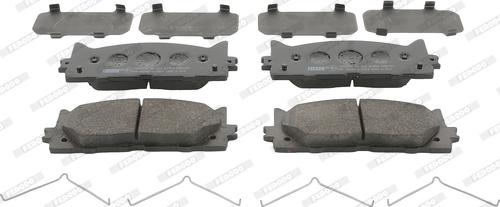 Ferodo FDB1991 - Brake Pad Set, disc brake autospares.lv