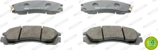 Ferodo FDB1993 - Brake Pad Set, disc brake autospares.lv