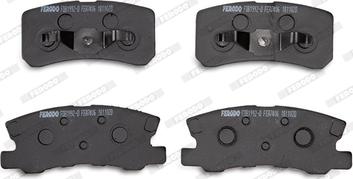 Ferodo FDB1992-D - Brake Pad Set, disc brake autospares.lv