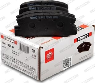 Ferodo FDB1992-D - Brake Pad Set, disc brake autospares.lv