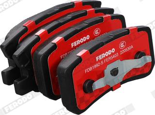 Ferodo FDB1992-S - Brake Pad Set, disc brake autospares.lv