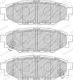 Ferodo FDB1947-D - Brake Pad Set, disc brake autospares.lv