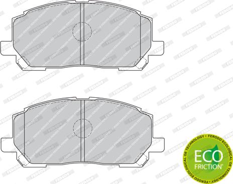 Ferodo FDB1911 - Brake Pad Set, disc brake autospares.lv