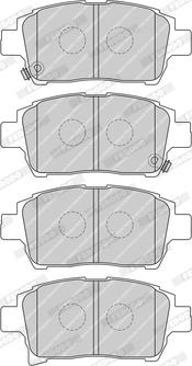 Ferodo FDB1985-D - Brake Pad Set, disc brake autospares.lv