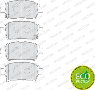 Ferodo FDB1985 - Brake Pad Set, disc brake autospares.lv