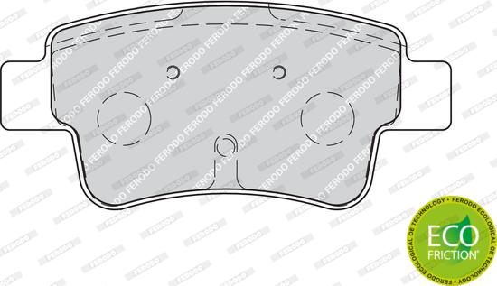 Ferodo FDB1922 - Brake Pad Set, disc brake autospares.lv