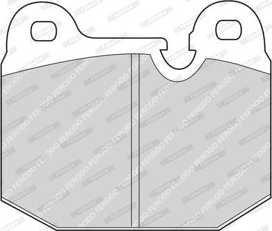 Ferodo FDB192 - Brake Pad Set, disc brake autospares.lv