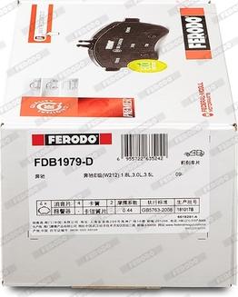 Ferodo FDB1979-D - Brake Pad Set, disc brake autospares.lv