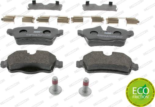 Ferodo FDB1975 - Brake Pad Set, disc brake autospares.lv